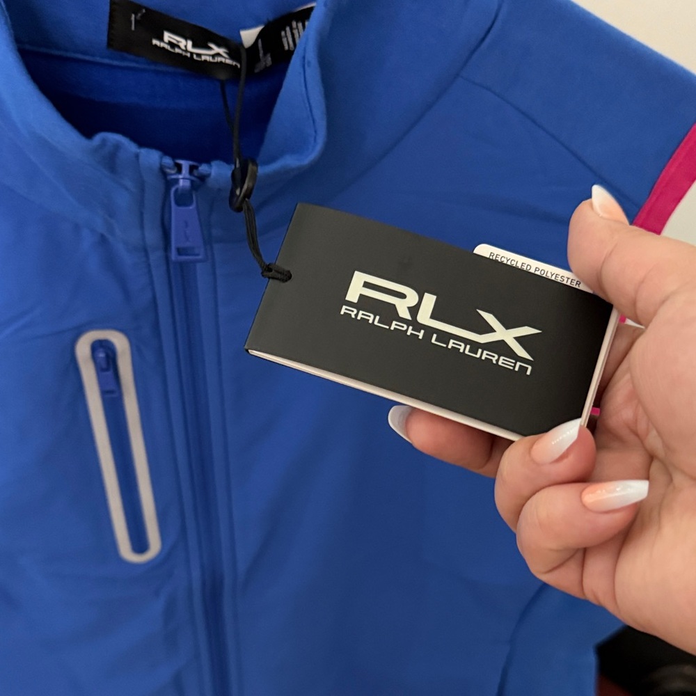 RLX Ralph Lauren Blue and Pink Women's Vest - Picture 2 of 4